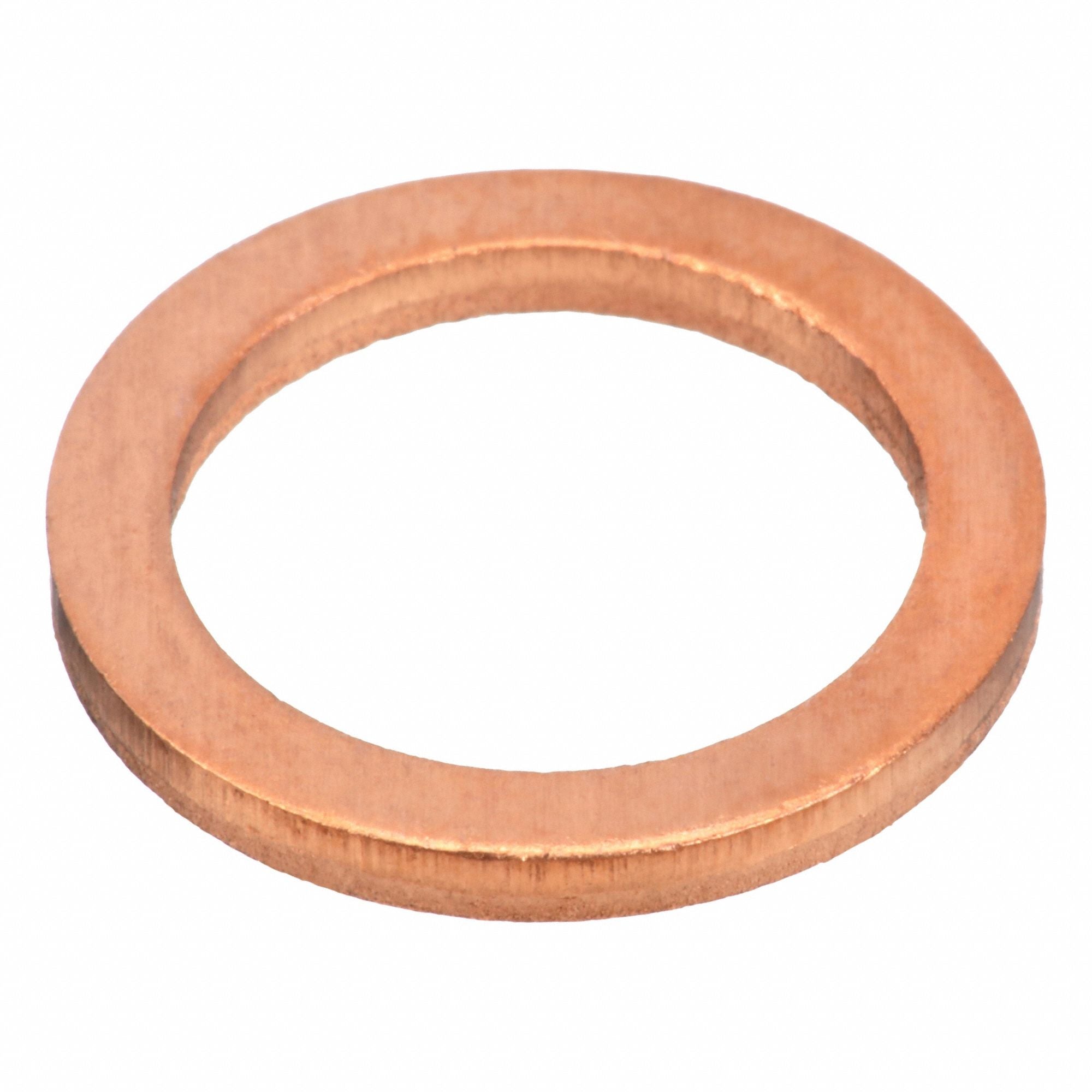 GRAINGER M503021300018 Annld Wshr Plain Copper M13 18x2mm 50PK