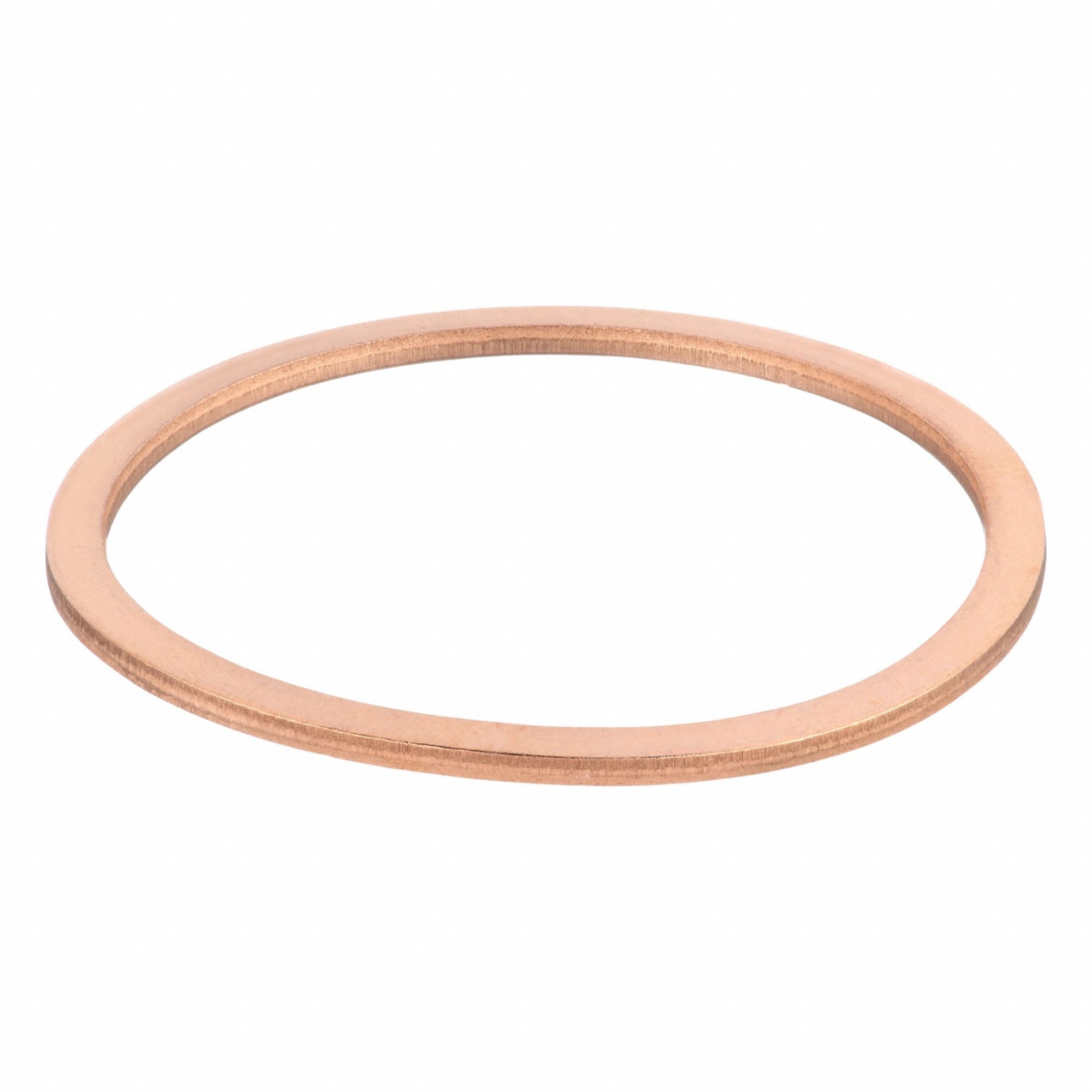 GRAINGER M503024500052 Annld Wshr Plain Copper M45 52x2mm 10PK