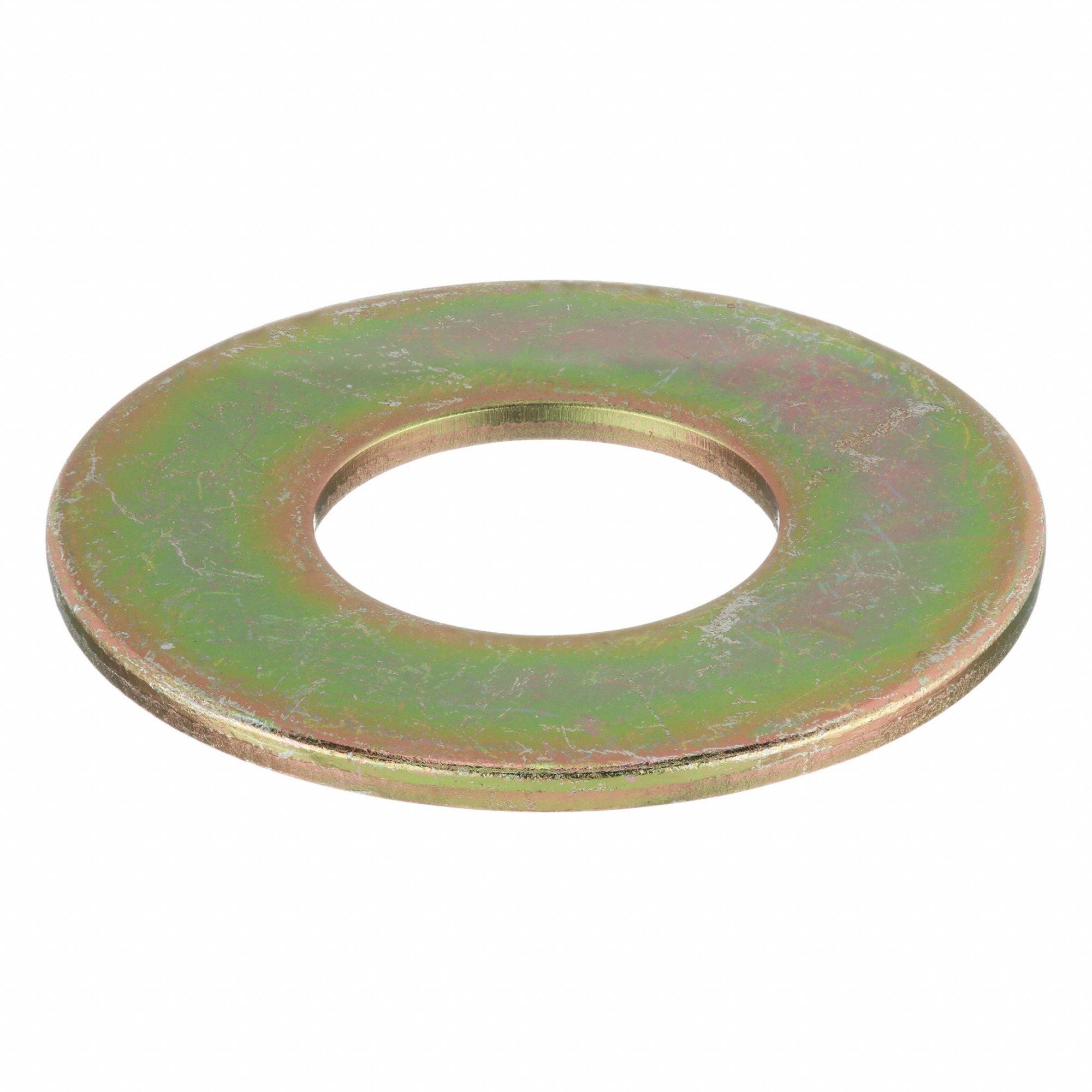 GRAINGER U381311120001 USS Washer ZncY Stl 1-1/8 2 3/4x0.165in 5PK