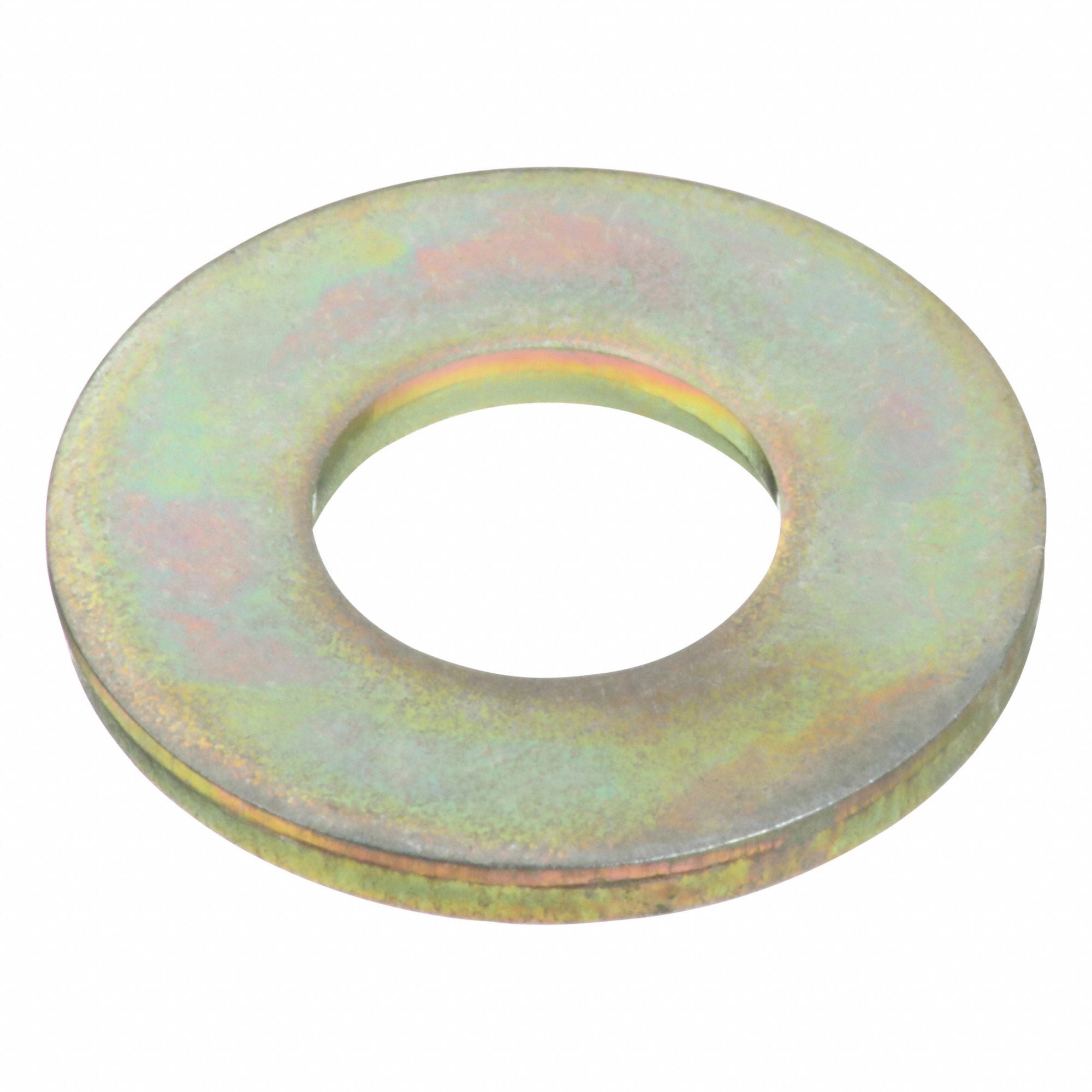 GRAINGER U382060250001 SAE Washer ZncY Stl 1/4 in 5/8x0.065in 100PK