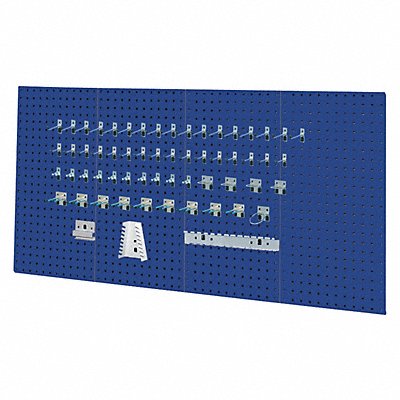 KENNEDY 50004BL J5865 Pegboard Panel Kit 1/2 x36 x18 in Square
