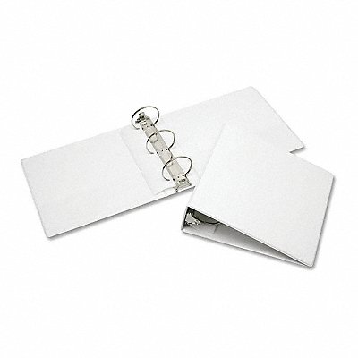 ABILITY ONE 7510020000000 3-Ring Binder 3 White Clear Sleeve