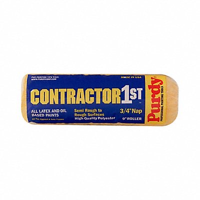 PURDY 144688094 Paint Roller Cover 9 L 3/4 Nap Polyester