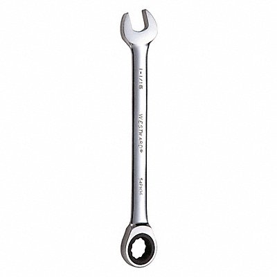 WESTWARD 54PN36 Combination Wrench Steel SAE 0 deg.