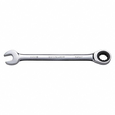 WESTWARD 54PN37 Combination Wrench Steel SAE 0 deg.