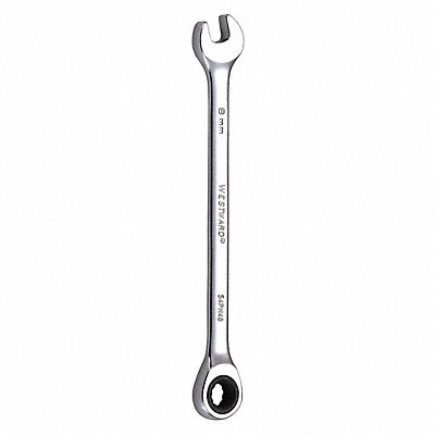 WESTWARD 54PN48 Combination Wrench Steel Metric 0 deg.