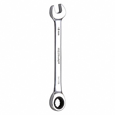 WESTWARD 54PN56 Combination Wrench Steel Metric 0 deg.