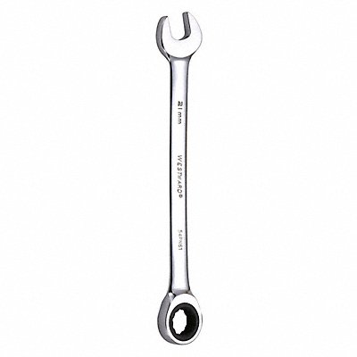 WESTWARD 54PN61 Combination Wrench Steel Metric 0 deg.