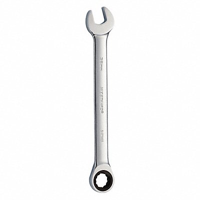 WESTWARD 54PN69 Combination Wrench Steel Metric 0 deg.