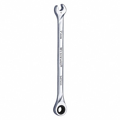 WESTWARD 54PN88 Combination Wrench Steel Metric 0 deg.