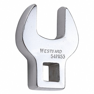 WESTWARD 54PR53 Crow Foot Wrench Steel DrvSz 3/8 Head Size 17mm