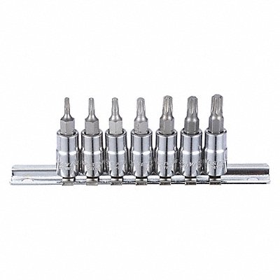 WESTWARD 54TN14 SocketBt St Stl StSz 1/4 in DrSz 1/4 in