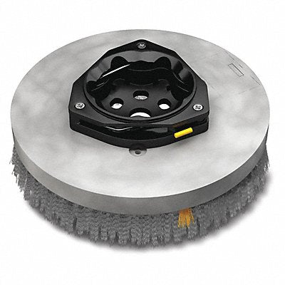 TENNANT 1246597 Rotary Brush 16 in Dia Grey