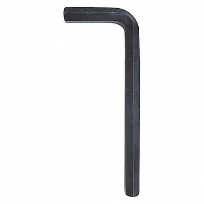 WESTWARD 54TU83 Hex Key L Metric 9mm 4-3/32 L Black Oxide