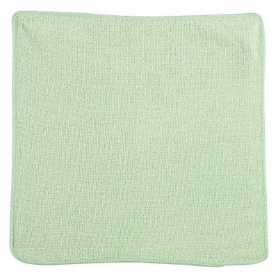 RUBBERMAID COMMERCIAL PRODUCTS 1820578 Microfiber Cloth 12 x 12 Green PK24