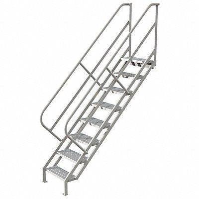 TRI-ARC WISS108246 Stair Unit Steel 8 Steps 450 lb Ld Cap.