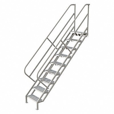 TRI-ARC WISS109246 Stair Unit Steel 9 Steps 450 lb Ld Cap.