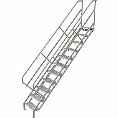 TRI-ARC WISS111246 Stair Unit Steel 11 Steps 450 lb Ld Cap.