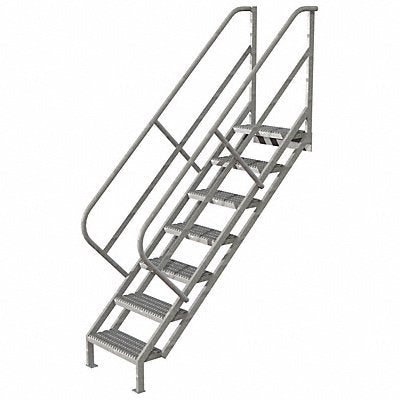 TRI-ARC WISS107242 Stair Unit Steel 7 Steps 450 lb Ld Cap.