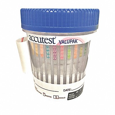 ACCUTEST DS412 Urine Drug Test Kit 25 Number of Tests
