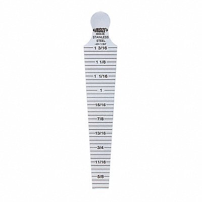 INSIZE 48331E Taper Gauge Graduations 1/64 in