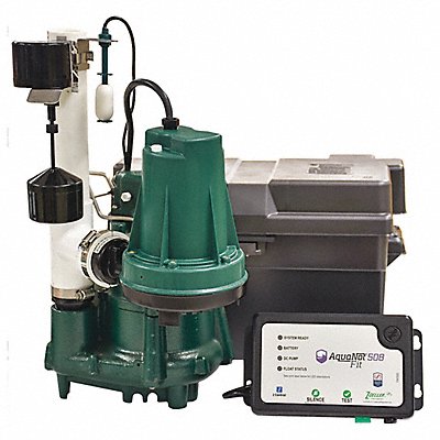 ZOELLER 5080019 Sump/Battery Back-Up System Pump HP 1/2