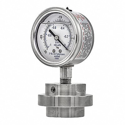 PIC GAUGES 301L254A3JJJ100 K4231 Vacuum Gauge General Purpose 2-1/2 Dial