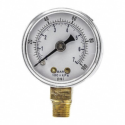 PIC GAUGES 101D158E Pressure Gauge Nominal 1-1/2 Dial