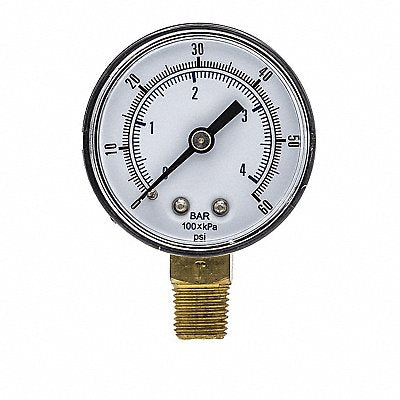 PIC GAUGES SEP101D204DBSPT Pressure Gauge General Purpose 2 Dial