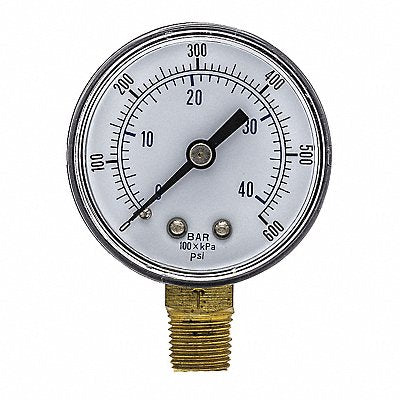PIC GAUGES SEP101D204KBSPT Pressure Gauge General Purpose 2 Dial