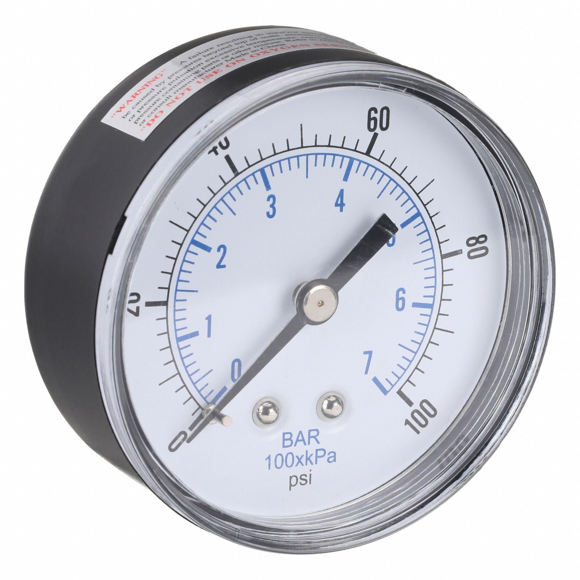 PIC GAUGES SEP102D254EBSPT Pressure Gauge Nominal 2-1/2 Dial