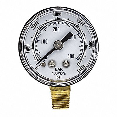 PIC GAUGES SEP101D158S Pressure Gauge Nominal 1-1/2 Dial