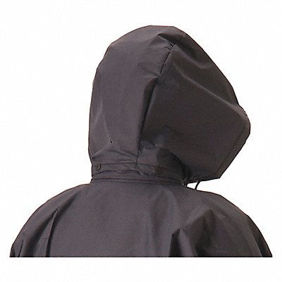 NASCO H1800N Flame Resistant Rain Hood Blue Snaps