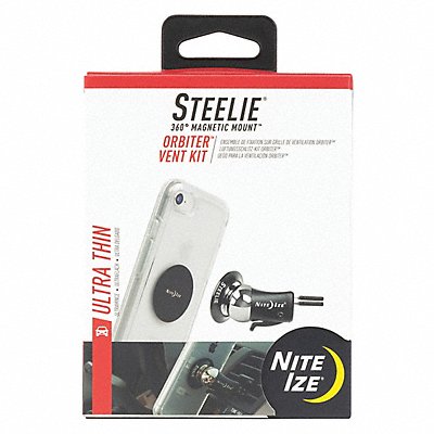 NITE IZE STOVK01R8 Cell Phone Car Mount Kit Black/Silver