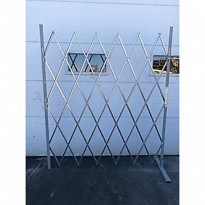 GRAINGER XLECO665 Folding Gate Grey 6 ft Add On Opening W