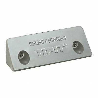 SELECT HINGE TIPITLG Hinge Screw-On Square 1 H 3-5/16 W Gry