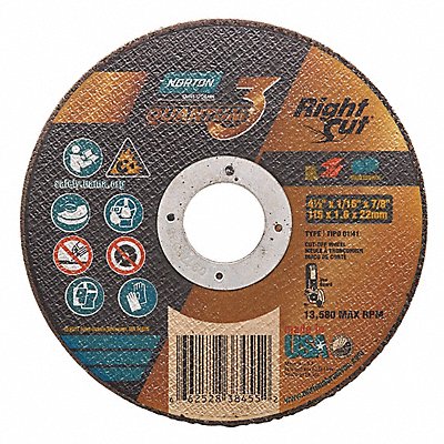 NORTON 66252838455 Cut Off Wheel 7/8 Connect Quantum3RightCut