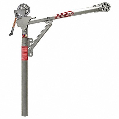 OZ LIFTING PRODUCTS OZ500DAV Davit Crane 500 lb 27.5in to 42in Reach