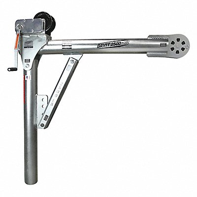OZ LIFTING PRODUCTS OZ2500DAV Davit Crane 2500 lb 27.5in to 48in Reach