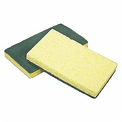 ABILITY ONE 7920020000000 Scrubber 4 1/2 in L Green/Yellow PK3