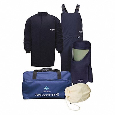 NATIONAL SAFETY APPAREL KIT4SC40NG2X K2373 Arc Flash Protection Clothing Kit 2XL