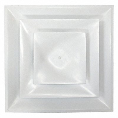 AMERICAN LOUVER STRC8WFR Ceiling Diffuser Square Plastic 8 Duct
