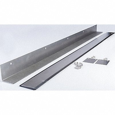 NATIONAL GUARD 959036 Door Bottom Brushed SS 1/4 Insert Size