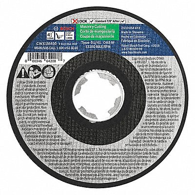 BOSCH CWX1M450 Cut Off Wheel 7/8 Connect. X-LOCK