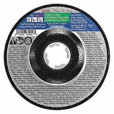 BOSCH GWX27M450 Abrasive Cut Off Wheel 24 Grit