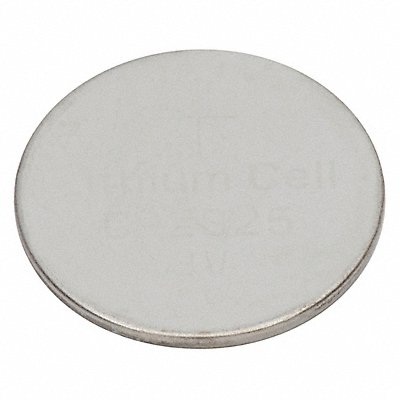 GRAINGER CR2325 Coin Cell Battery Lithium 190mAh Cap.