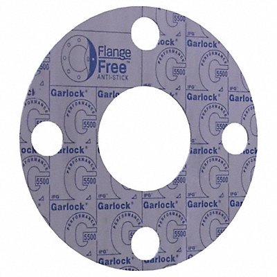 GARLOCK 5500FF01500620150 Full Face Flange Gasket 1 1/2 in Pipe Sz