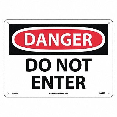 NMC D104AB Danger Do Not Enter Sign