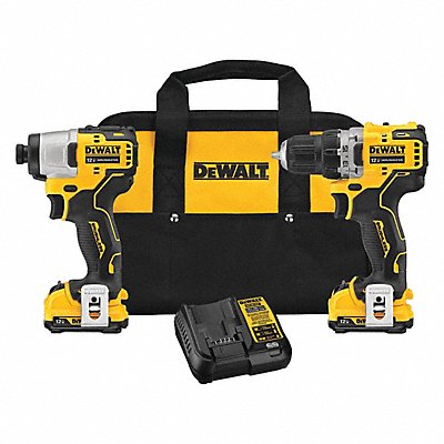 DEWALT DCK221F2 Cordless Combination Kit 2 Tools 12V DC