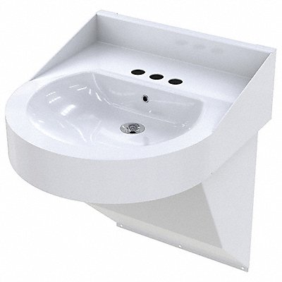 BESTCARE WH374009 Best Basin DShape 15-1/2inx12-1/2inx6in